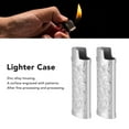 thumbnail image 4 of Vintage Style Lighter Case, Zinc Alloy Protective Lighter Cover With Secure Fit And Easy Access For Outdoor Camping Hiking, 4 of 8