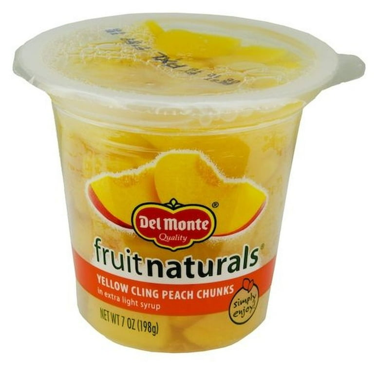 Del Monte Fruit Naturals Yellow Cling Peach Chunks in Lite Syrup