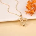thumbnail image 3 of TURANDOSS Horse Gifts for Women Dainty Heart Initial Pendant Necklace Personalized Necklace for Women, 3 of 6