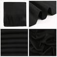thumbnail image 6 of Women Scarf Pashmina Shawls and Wraps for Evening Dresses, Winter Fashion Soft Warm Long Large Scarves, Lightweight Silk Solid Colors Capes for Ladies Black, 6 of 7