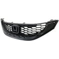 thumbnail image 3 of For 13 14 15 Civic 1.8L Sedan 4-Door Front Grill Grille Assembly Textured Black, 3 of 5