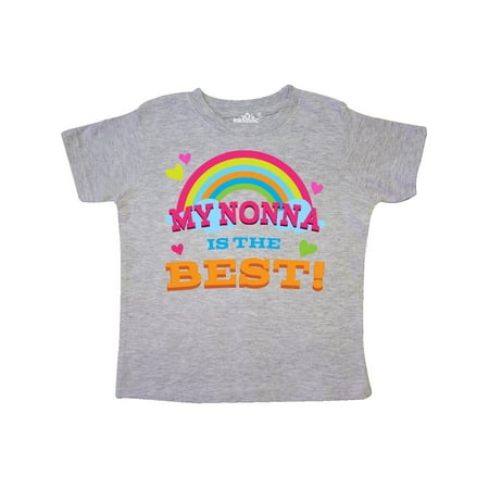 

Inktastic My Nonna is the Best Gift Toddler Toddler Girl T-Shirt
