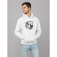 thumbnail image 2 of Splash Art Be Kind To Your Mind Hoodie Men's -SmartPrintsInk Designs, 2 of 4
