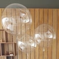 thumbnail image 2 of TRIANU 100Pcs Clear Balloons, Bobo Balloons Mini Clear Balloons for Stuffing Transparent Balloons Kids' Party Balloons for Easter, Wedding, Birthday Party Decorations, 2 of 7