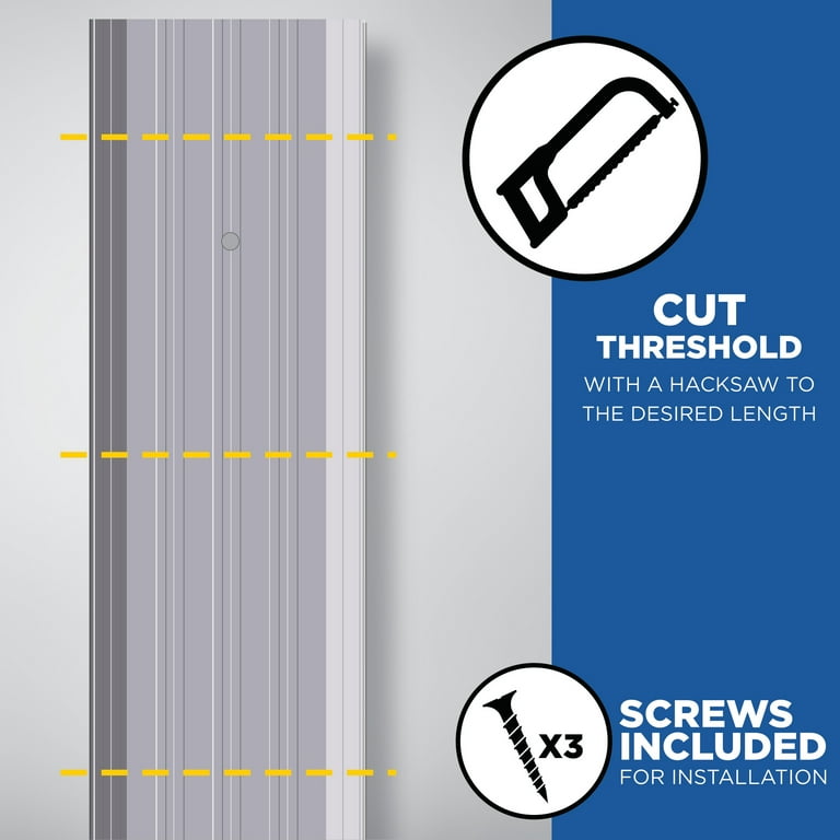 M-D Building Products 68387 5 in. x 1/4 in. x 36 in. Silver