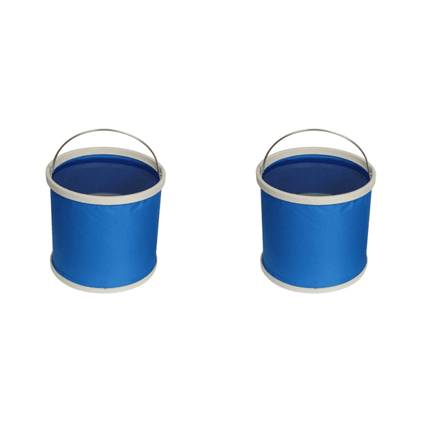 Cubo Plegable para Pesca Al Aire Libre Camping Picnic Contenedor Almacenamiento (9L)