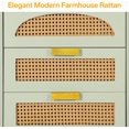 thumbnail image 6 of Tribesigns Rattan Nightstand, 3-Drawer Farmhouse Night Stand Side Table, Accent Bedside Tables, 6 of 6
