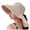 Beige, variant on Wide Brim Ponytail Adjustable Beach Hat Sun Hat Summer Hats Blue