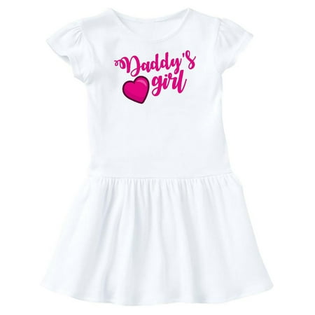 

Inktastic Valentine s Day Daddy s Girl with Heart Outfit Gift Toddler Girl Dress