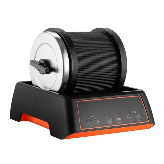 Rock Tumbler Kit 2 lbs 4 Speed Settings 9 Day Timer with Rough Gemstones and Polishing Grits for Adults