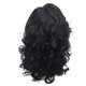 thumbnail image 1 of Fibra de cabello ondulado corto Negro Partición Mujeres Peluca rizado de alta temperatura peluca brasileña, 1 of 6