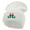 White, variant on Elf Shoes Embroidered 12 Inch Long Knitted Beanie - White OSFM
