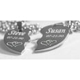 thumbnail image 3 of SOLID STAINLESS STEEL HEARTS SPLIT HEART NECKLACES LOVE FREE ENGRAVING, 3 of 6