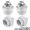 4, variant on Threaded Socket with Metal Lamp Shade Ring, UL Listed Medium Base E26 Light Bulb Socket, Standard Screw-in Bulb Lamp Holder for Halogen LED Bulb (8)