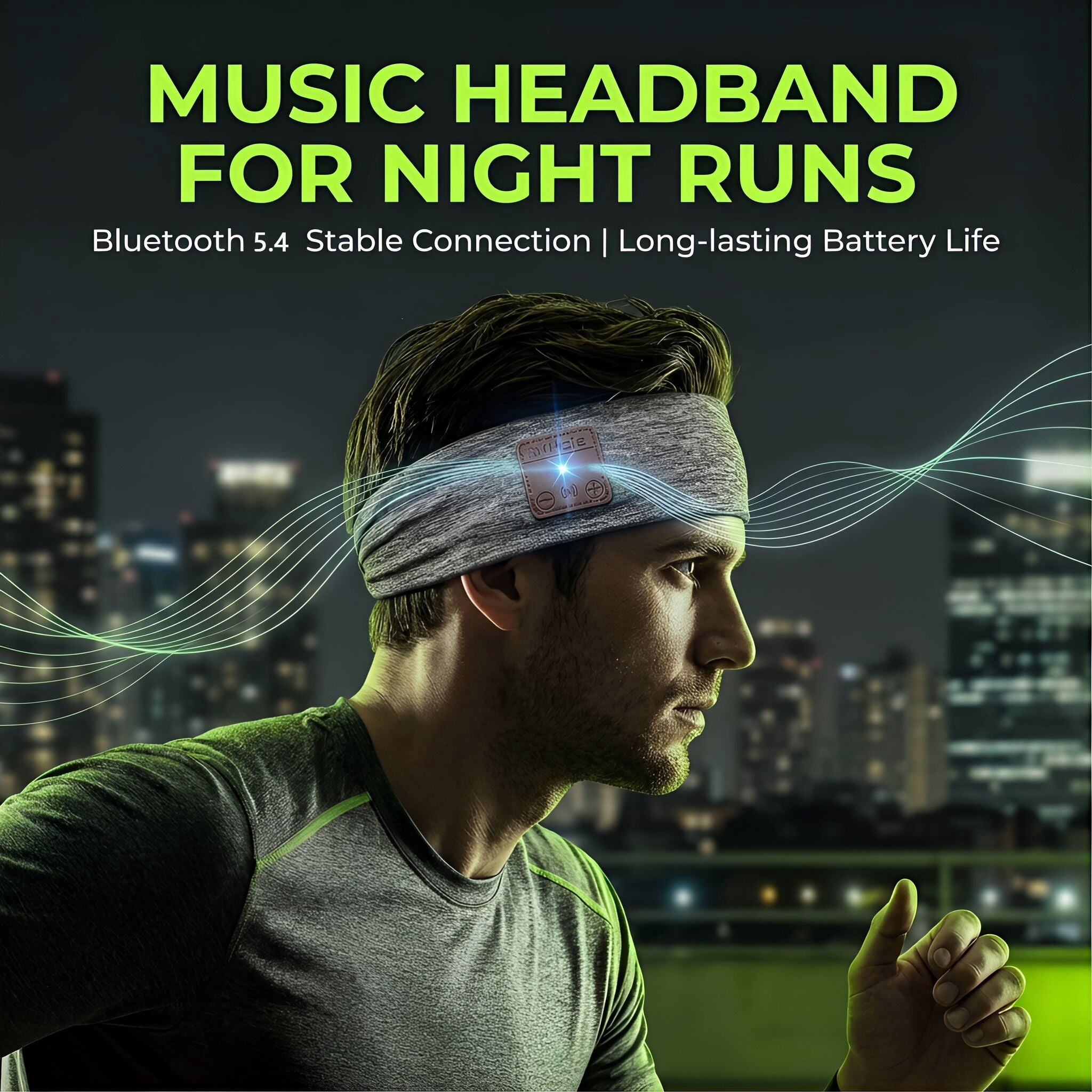 2-Pack Sleeping Headphones Bluetooth 5.4 Headband Headband Headphones with Ultra-Thin Speakers, Headsets Headband for Side Sleepers Running Insomniac Travel Meditation
