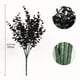 thumbnail image 2 of Flores Violetas Artificiales con Hojas Negras - Decoración Navideña para El Hogar | Arreglo Floral Artificial Realista para Centros de Mesa y Celebraciones de Temporada, 2 of 5