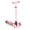 Pink, variant on Yvolution Y Glider Kiwi | Three Wheel Kick Scooter for Kids with LED Wheels for Children Age 3+ Years Old(Pink2)