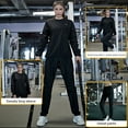 thumbnail image 2 of Traje de Sauna para Fitness, Tops para pérdida de peso para mujer, traje de pantalones, chándal de entrenamiento para gimnasio, trajes de sudor, 2 of 8