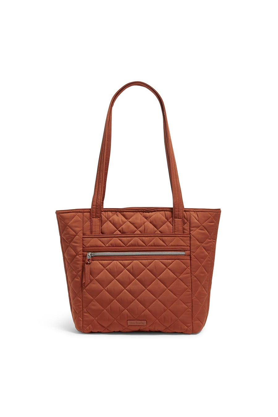 Vera Bradley Women s Performance Twill Small Vera Tote Bag Toasted Terracotta Walmart