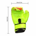 thumbnail image 4 of Guantes de boxeo Advancent 1 par para niños saco de boxeo deportivo cuero PU verde, 4 of 6