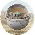 thumbnail image 3 of Star Wars Mandalorian the Child 2nd Birthday Party Supplies Baby Yoda Balloon Bouquet Decorations, 3 of 9