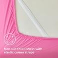 thumbnail image 4 of Czcpp-Très Grand Draps, Draps Rafraîchissants en Microfibre Douce avec Sangles d'Angle, Rose Vif Poche Profonde Ensemble de Literie de Luxe Hôtel Confortable, 4 of 4