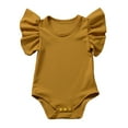 thumbnail image 2 of DPTALR Newborn Romper Clothes Set Baby Girl Cotton Short Sleeve Kids Infant Bodysuit, 2 of 9