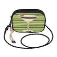 thumbnail image 2 of FORMRS Mini Crossbody Bag for Women Adjustable Rope Shoulder Casual Phone Purse, Black Martini, 2 of 7