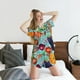 thumbnail image 5 of Fotbe Vegetable Conjunto de Pijama Estampado para Mujer, 2 Piezas, Ropa de Dormir con Camiseta de Manga Corta y Shorts Suaves-Medium, 5 of 6