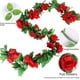 thumbnail image 1 of Enredadera de rosas simulada para colgar en la pared, flor de seda, decoración para bodas, enredadera de cerezo, 1 of 4