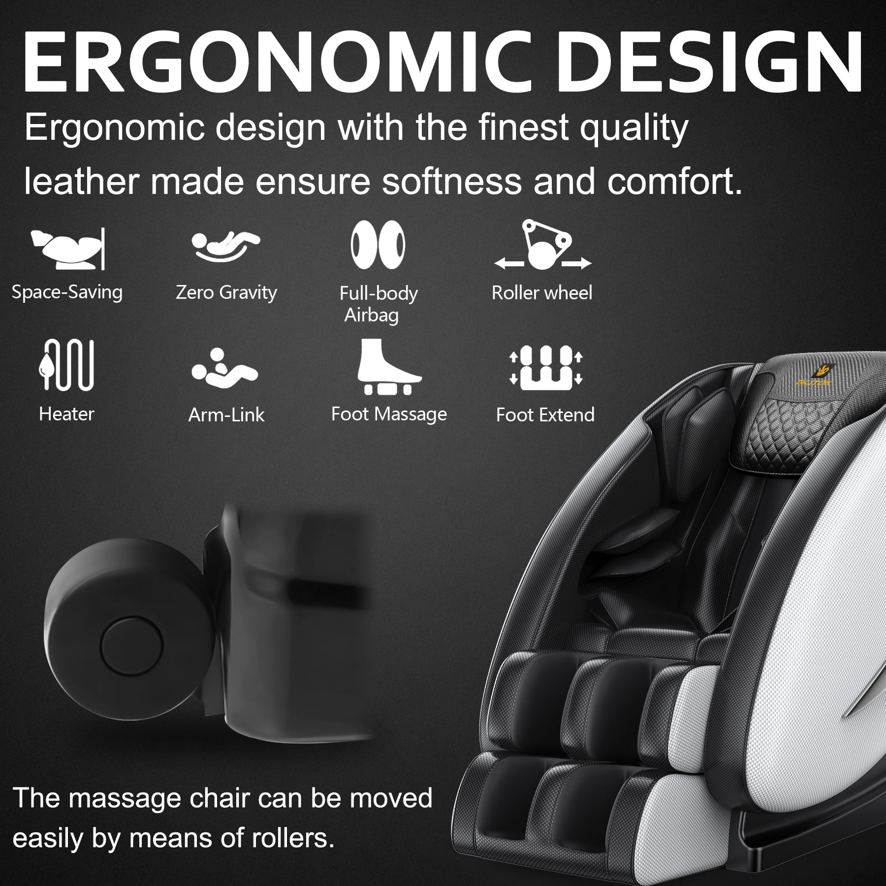 BILITOK Shiatsu Neck and Back Massager with Heat，Deep Tissue