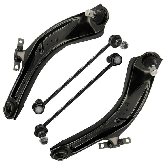 Detroit Axle - 4pc Front End Control Arms Kit for 14-19 Nissan Rogue 2017-2019 Rogue Sport Qashqai 2 Lower Control Arms w/Ball Joints 2 Sway Bar Links Replacement