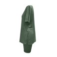 thumbnail image 4 of MXUIKV Workout Sets for Women Lightweight Summer Loose Fitted Side Slit Hem T-Shirts Tight Shorts(Large,Army Green), 4 of 7