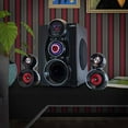 thumbnail image 4 of beFree Sound BFS-600 5.1 Channel Surround Sound Bluetooth Speaker System- Red, 4 of 5