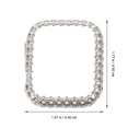 thumbnail image 2 of Miangastore Watch Bumper Case Scratch Resistance 1Set 1.77X1.57X0.39in, 2 of 8
