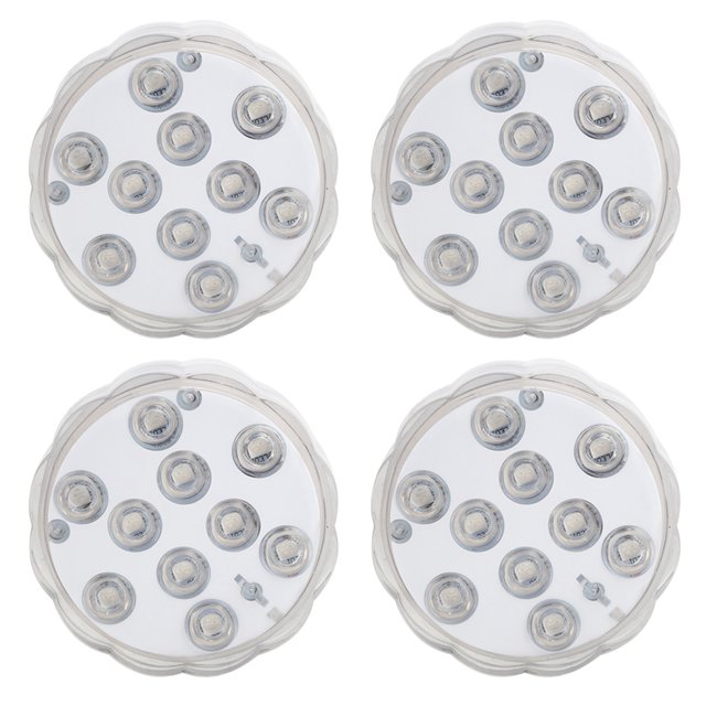 RGB Piscine Light4Pcs IP68 Lampe Décorative Lumière Sous-Marine Design Exquis
