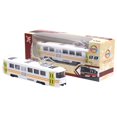 thumbnail image 4 of Kjfeif Alloy Die-Cast Bus Car Model with Lights and Music, Features Opening Doors, Realistic Subway Train Toy for Kids' Collection and Imaginative Play, 4 of 5