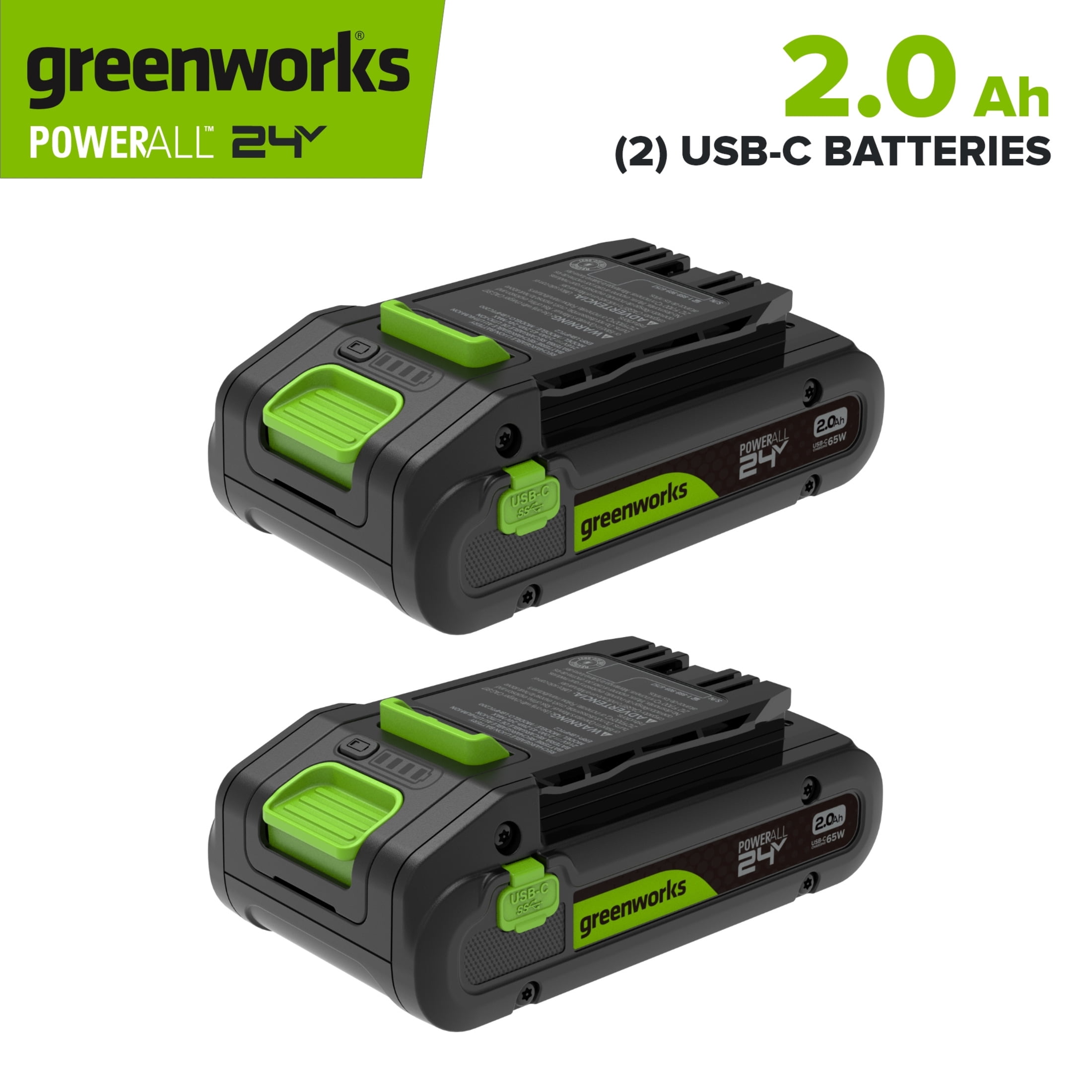 Greenworks, 80 Volt Lithium Ion Battery, 118982, 4 Ah, 320 Watt
