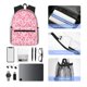 thumbnail image 4 of Easygdp pink heart Mochila Casual para Portátil, Mochila para Escuela, Viajes, Negocios, 4 of 6
