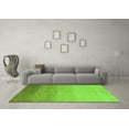 thumbnail image 3 of Ahgly Company Indoor Rectangle Abstract Green Modern Area Rugs, 2' x 4', 3 of 4