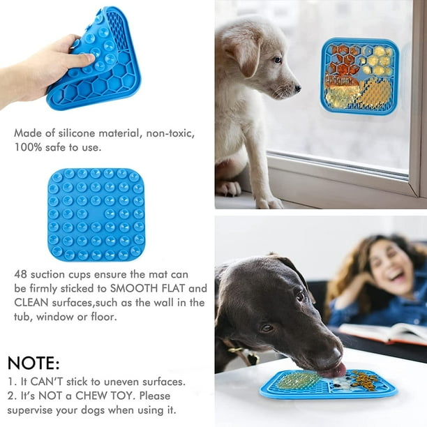 Lick Mat for Dogs and Cats with Suction 7.8in 20cm Dog Lick Mat Licking Mat for Dog Licky Mat for Dog and Cats Dog Lick Pad Perfect for Bathing