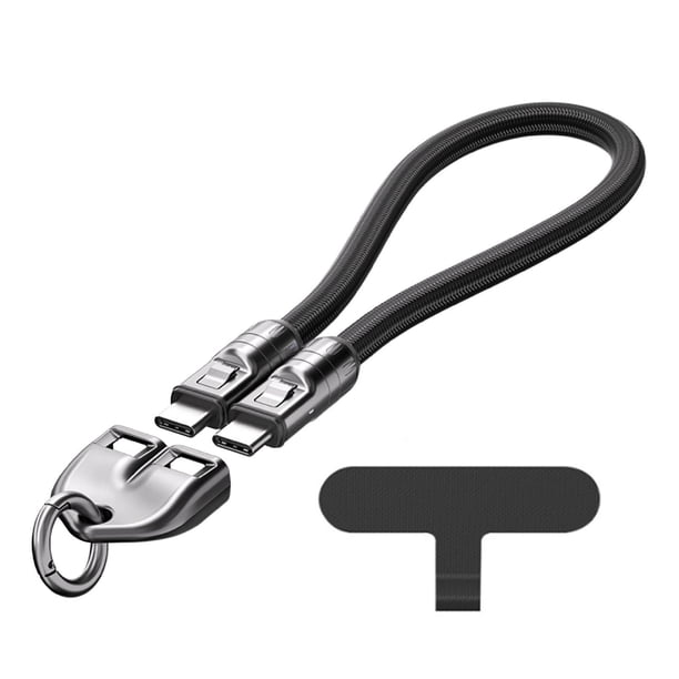 Cable de carga C a C de 240 W con pulsera portátil