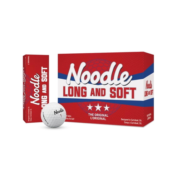 Pelotas de Golf TaylorMade Noodle 22 Long & Soft Paquete de 24