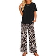 thumbnail image 4 of Fantaslook Two Piece Sets for Women Summer Vacation Outfits Boho Lounge Sets Beach Airport Travel Matching Clothing, 4 of 8