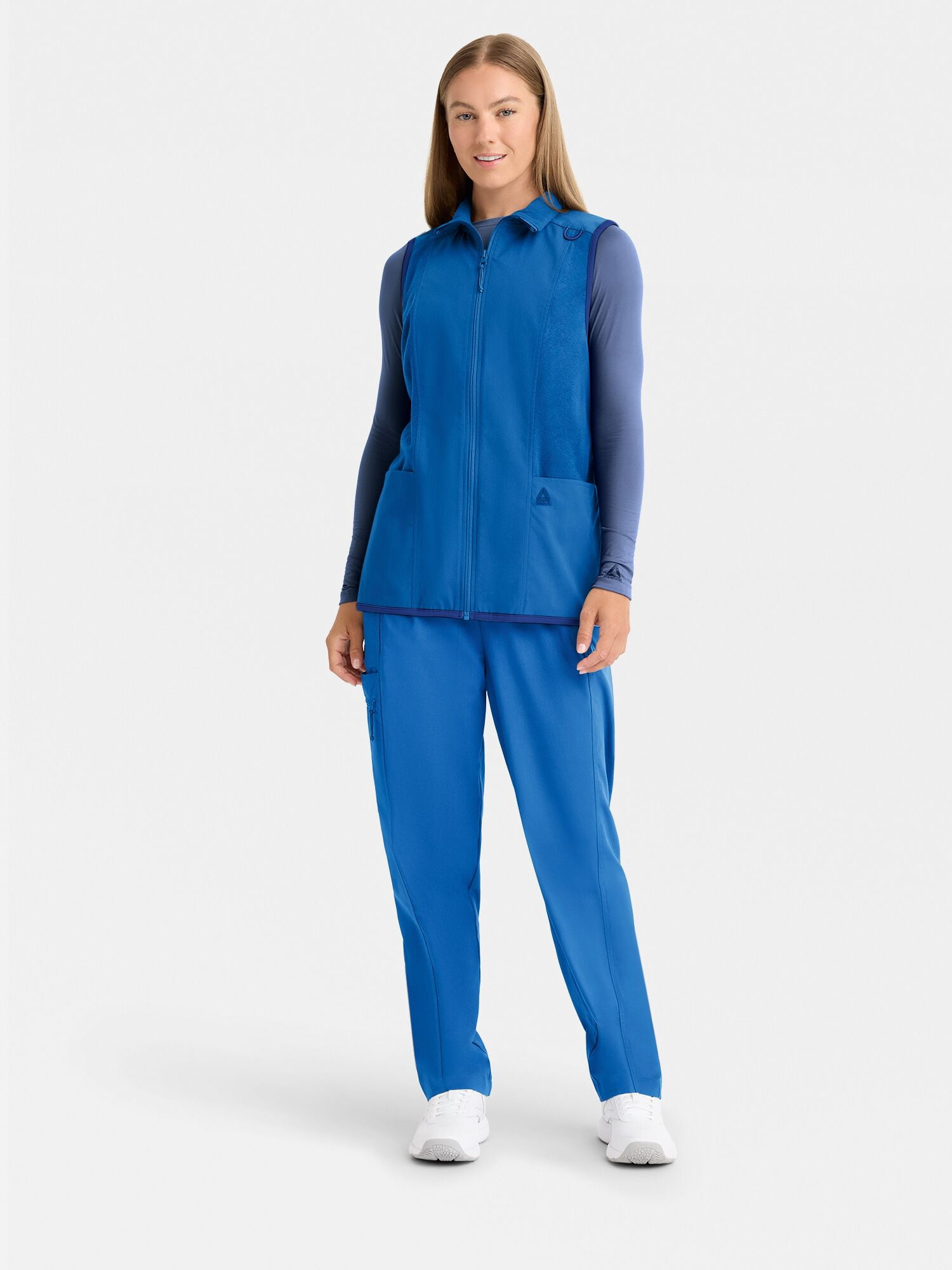 Reebok Women’s Tech Comfort Scrub Vest with 6 Pockets, Sizes S–3XL