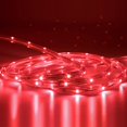 thumbnail image 2 of Rope Lights Areful, tira de luz roja, impermeable, 5 m, para interiores y exteriores, 2 of 7