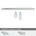 thumbnail image 4 of Amerock Coble 10-1/16 inch (256mm) Center-to-Center Polished Chrome Cabinet Pull, 4 of 6