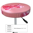 thumbnail image 4 of Round Bar Stool Seat Covers, Pink Balloon Puppy Art Elastic Round Chair Cover Stool Seat Slipcover Bar Stool Cushions Round Pad for 12-14 inch, 4 of 7