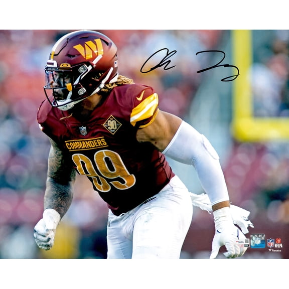 Chase Young Autographed 16x20 Photo Washington Commanders Fanatics Holo 233360