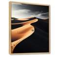 thumbnail image 2 of Designart "Egypt Silent Sands horizon I" Egypt Floater Framed Wall Art Print, 2 of 7